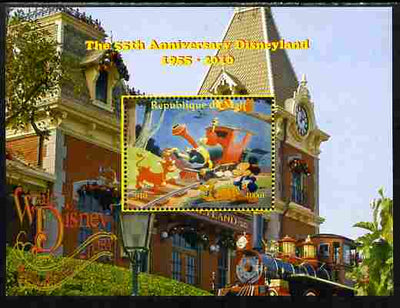 Mali 2010 The 55th Anniversary of Disneyland - Walt Disney's Railroad Story #15 perf s/sheet unmounted mint. Note this item is privately produced and is offered purely on its thematic appeal