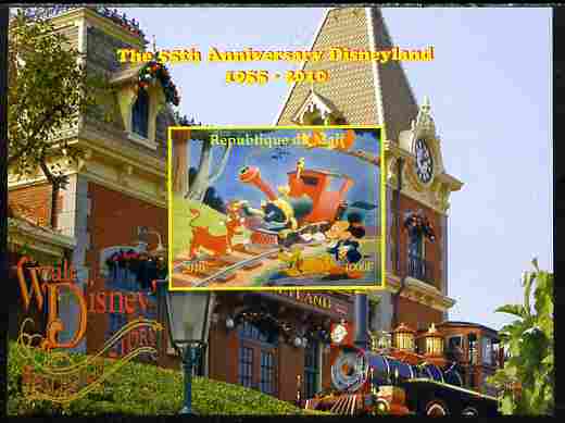 Mali 2010 The 55th Anniversary of Disneyland - Walt Disney's Railroad Story #15 imperf s/sheet unmounted mint. Note this item is privately produced and is offered purely on its thematic appeal