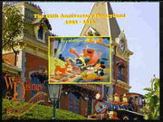 Mali 2010 The 55th Anniversary of Disneyland - Walt Disney's Railroad Story #15 imperf s/sheet unmounted mint. Note this item is privately produced and is offered purely on its thematic appeal