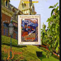 Mali 2010 The 55th Anniversary of Disneyland - Walt Disney's Railroad Story #16 perf s/sheet unmounted mint. Note this item is privately produced and is offered purely on its thematic appeal