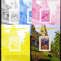 Mali 2010 The 55th Anniversary of Disneyland - Walt Disney's Railroad Story #16 s/sheet - the set of 5 imperf progressive proofs comprising the 4 individual colours plus all 4-colour composite, unmounted mint