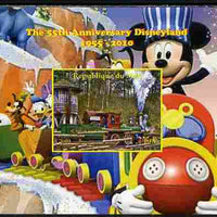Mali 2010 The 55th Anniversary of Disneyland - Mickey Mouse Railway #02 imperf s/sheet unmounted mint. Note this item is privately produced and is offered purely on its thematic appeal