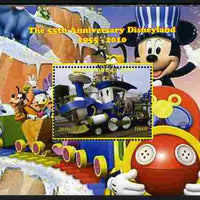 Mali 2010 The 55th Anniversary of Disneyland - Mickey Mouse Railway #05 perf s/sheet unmounted mint. Note this item is privately produced and is offered purely on its thematic appeal