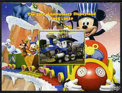 Mali 2010 The 55th Anniversary of Disneyland - Mickey Mouse Railway #05 perf s/sheet unmounted mint. Note this item is privately produced and is offered purely on its thematic appeal