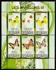 Djibouti 2010 Butterflies #03 perf sheetlet containing 6 values unmounted mint