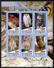 Djibouti 2010 African Owls #02 imperf sheetlet containing 6 values unmounted mint
