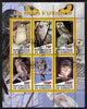 Djibouti 2010 African Owls #03 perf sheetlet containing 6 values fine cto used