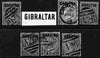 Gibraltar group of seven Photographic prints from Sperati's own negatives of 1886 overprint, one with BPA handstamp on back