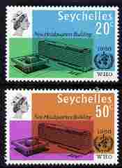 Seychelles 1966 World Health Organisation set of 2 lightly mounted mint SG 228-29