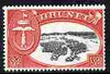 Brunei 1952-58 def $2 black & scarlet Script CA unmounted mint SG112