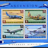 Ascension 1975 Wideawake Airfield perf m/sheet unmounted mint, SG MS 191