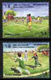 Bangladesh 2010 Rural Games perf set of 2 unmounted mint