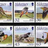 Guernsey - Alderney 2004 Migrating Birds (3rd series) Passerines perf set of 6 unmounted mint SG A235-40