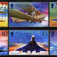 Guernsey - Alderney 2003 Centenary of Powered Flight perf set of 6 unmounted mint SG A204-9