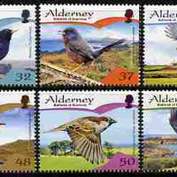 Guernsey - Alderney 2007 Resident Birds (2nd series) Passerines perf set of 6 unmounted mint SG A316-21
