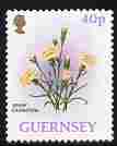 Guernsey 1992-97 Flowers definitive 40p Spray Carnation unmounted mint SG 579