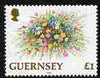 Guernsey 1992-97 Flowers definitive £1 Floral Arrangement (1994 imprint date) unmounted mint ex SG MS 644