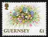 Guernsey 1992-97 Flowers definitive £1 Floral Arrangement (1995 imprint date) unmounted mint ex SG MS 681
