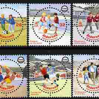 Guernsey - Alderney 2004 Centenary of FIFA perf set of 6 unmounted mint SG A229-34