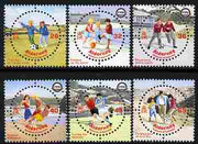 Guernsey - Alderney 2004 Centenary of FIFA perf set of 6 unmounted mint SG A229-34