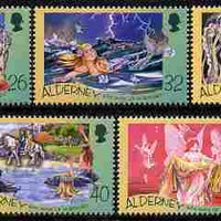 Guernsey - Alderney 2005 Birth Bicentenary of Hans Christian Andersen perf set of 5 unmounted mint SG A248-52