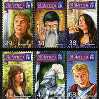 Guernsey - Alderney 2006 The Once and Future King perf set of 6 unmounted mint SG A267-72