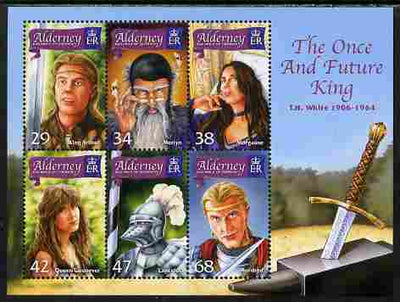 Guernsey - Alderney 2006 The Once and Future King perf m/sheet unmounted mint SG MS A273