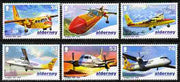 Guernsey - Alderney 2008 40th Anniversary of Aurigny Air Services perf set of 6 unmounted mint SG A349-54