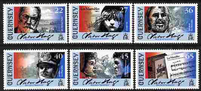 Guernsey 2002 Victor Hugo's Les Miserables perf set of 6 values unmounted mint, SG 935-40
