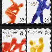 Guernsey 2004 Athens Olympic Games perf set of 4 unmounted mint, SG 1045-48