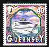 Guernsey 1998-2005 Maritime Heritage 40p Motor Cruiser unmounted mint, SG 797