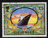 Guernsey 1998-2005 Maritime Heritage £5 Royal Yacht Britannia fine cds used SG 803