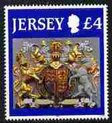 Jersey 1995 Arms £4 definitive unmounted mint, SG 491c