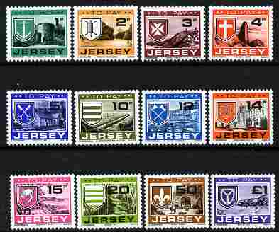 Jersey 1978 Postage Due set of 12 complete unmounted mint, SG D21-32