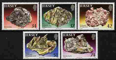Jersey 2007 Minerals perf set of 5 unmounted mint, SG 1294-98