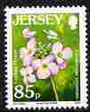 Jersey 2005-07 Flower definitives 85p Cuckoo Flower unmounted mint, SG 1230