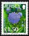 Jersey 2005-07 Flower definitives £1.50 Devil'sbit Scabiousunmounted mint, SG 1233