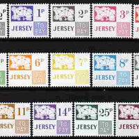 Jersey 1971-75 Postage Due set of 14 complete unmounted mint, SG D7-20
