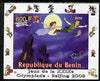 Benin 2008 Beijing Olympics - Disney Characters - Scenes from Peter Pan #1 - individual imperf deluxe sheet unmounted mint. Note this item is privately produced and is offered purely on its thematic appeal