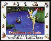 Benin 2008 Beijing Olympics - Disney Characters - Scenes from Peter Pan #2 - individual imperf deluxe sheet unmounted mint. Note this item is privately produced and is offered purely on its thematic appeal