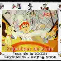 Benin 2008 Beijing Olympics - Disney Characters - Scenes from Ratatouille #3 - individual imperf deluxe sheet unmounted mint. Note this item is privately produced and is offered purely on its thematic appeal