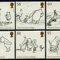 Great Britain 2010 Winnie the Pooh perf set of 6 unmounted mint