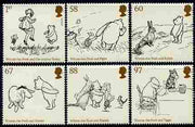 Great Britain 2010 Winnie the Pooh perf set of 6 unmounted mint