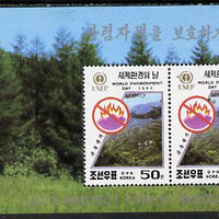 North Korea 1994 Environment Day (Forest Resources) m/sheet unmounted mint