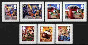 Great Britain 2010 Christmas with Wallace & Gromit self-adhesive perf set of 7 unmounted mint