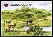 Sri Lanka 2010 Horton Plains National Park perf s/sheet #2 Sambur 15r unmounted mint