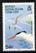 British Indian Ocean Territory 1990 Birds 54p lesser Crested Tern unmounted mint SG 97