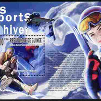 Guinea - Conakry 2010 Winter Sports perf m/sheet unmounted mint