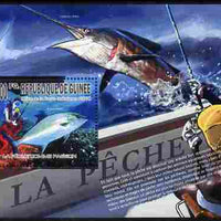 Guinea - Conakry 2010 Fishing perf m/sheet unmounted mint