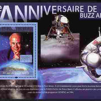 Guinea - Conakry 2010 80th Birthday of Buzz Aldrin #1 perf m/sheet unmounted mint